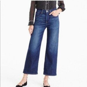 J. Crew‎ Rayner Wide Leg Cropped Jeans